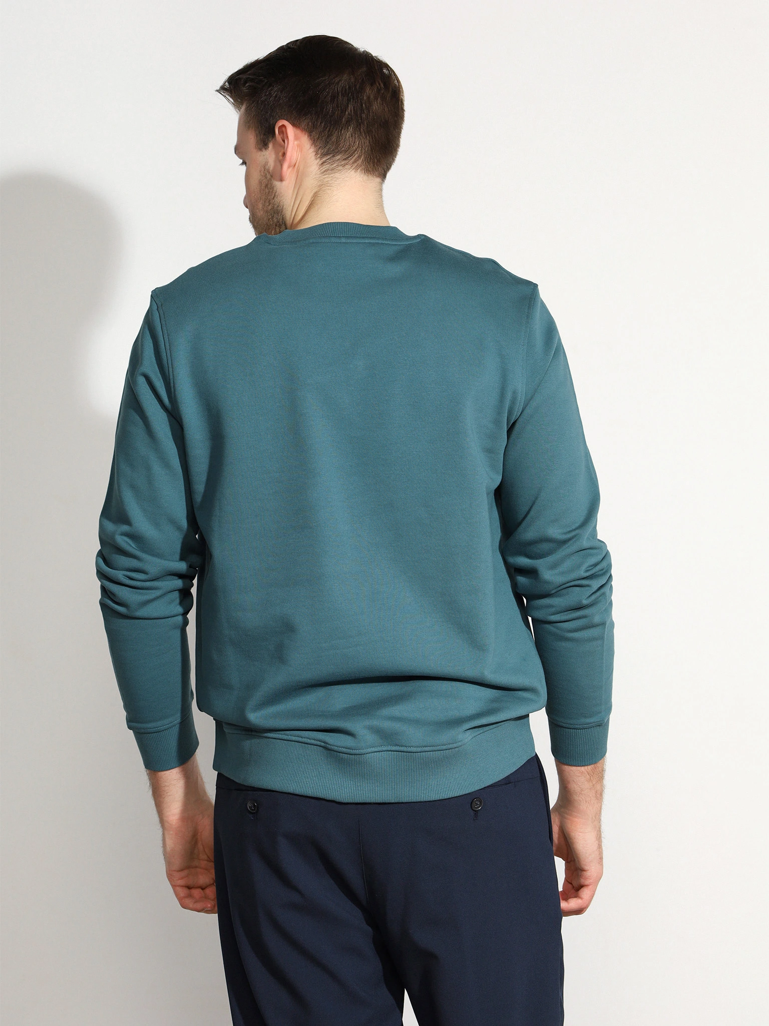 Толстовка зеленого цвета из хлопка